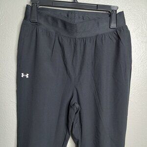 UNDER ARMOUR UA OUT RUN THE STORM Black Pants Size S